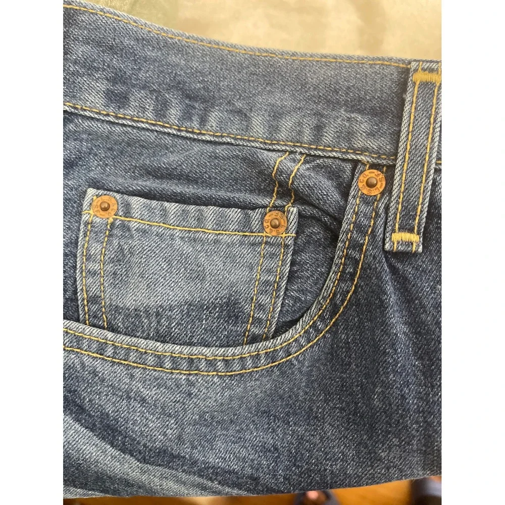 Levis 529 Low Rise Straight Jeans Mens W34 L32 Medium Wash Blue Denim 05529-2730